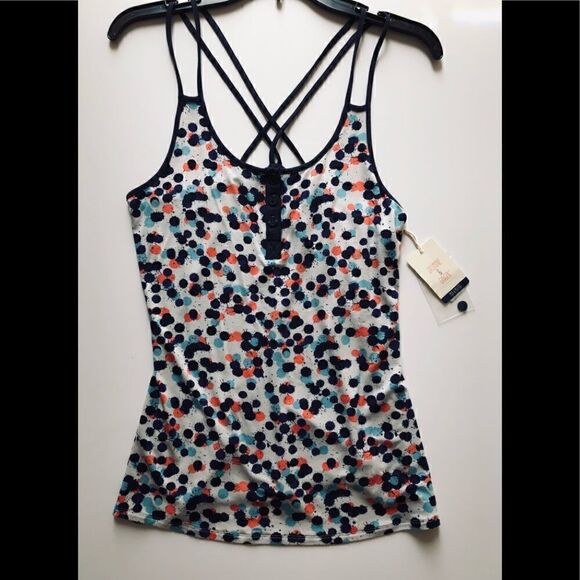 Jasmine & Ginger criss cross sleepwear tank mix and match Small - Picture 1 of 8